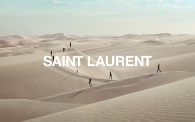 El desfile en el desierto de Yves Saint Laurent